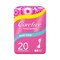 Carefree flexi comfort with fresh scent 20 pieces panty liners