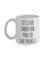 muGGyz Reel Cool Sister Printed Ceramic Coffee Mug White/Orange/Blue 11Ounce