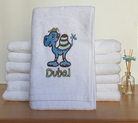 Baby blue hand store towels