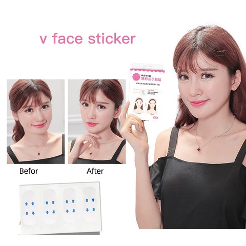 Buy Face Lift Sticker, 40Pcs/Set Instant Invisible V-Shaped Face Lift Tape  for Skin Tightening Makeup Chin Lift Tools Online - Shop Health & Fitness on  Carrefour UAE