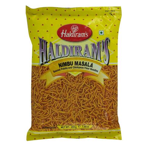Haldiram&#39;s Nimbu Masala Potato And Chickpeas Flour Noodles 200g