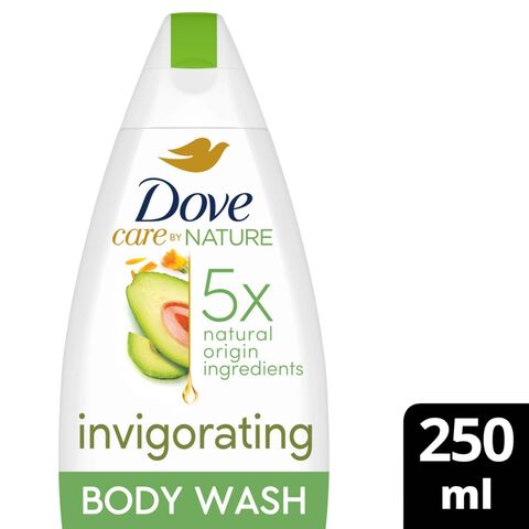 Dove Care by Nature Invigorating Body Wash Avocado &amp; Calendula 250ml