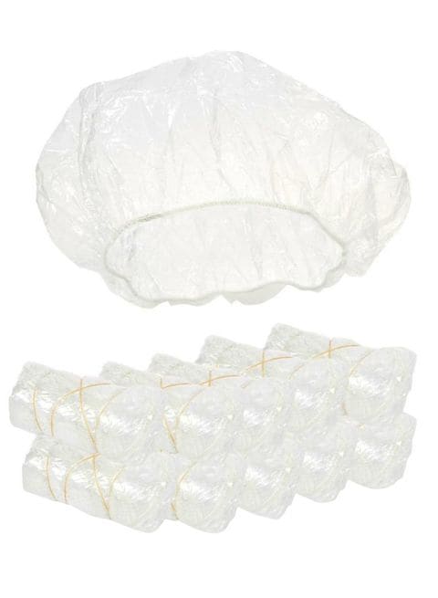 Juvale 100-Piece Disposable Shower Cap Set Clear