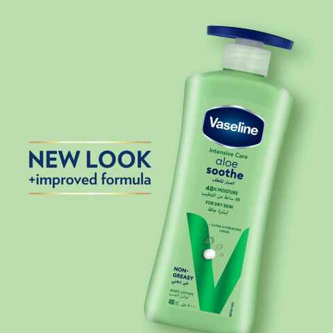 Vaseline Intensive Care Aloe Soothe Body Lotion Green 400ml