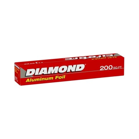 Diamond Aluminium Foil Silver 200sqft