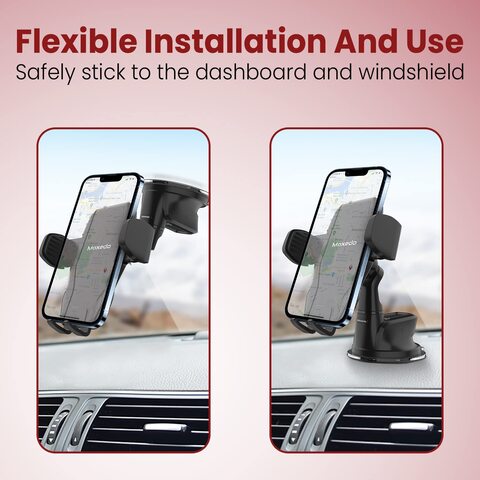 In-Car Phone Holder For iPhone Dashboard Fitting Adjustable