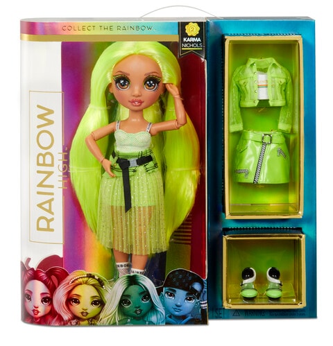 Rainbow High Fashion Doll - Karma Nichols (Neon) S2