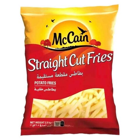 McCain Straight Cut Potato Fries 2.5kg