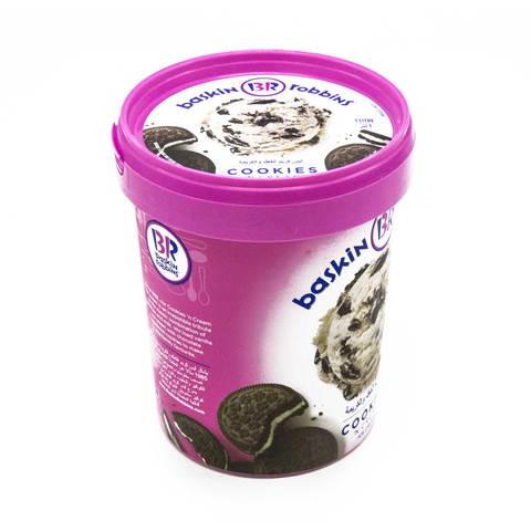 Baskin Robbins Ice Cream Cookies  Cream 1l