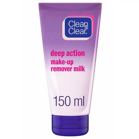 Clean &amp; Clear Make-up Remover Milk Deep Cleansing 150ml