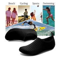 SKY-TOUCH Water Shoes for Women and Men, Outdoor Beach Shoes, Swimming Aqua Socks, Quick-Dry Snorkeling Shoes Surfing Yoga Pool Exercise Water Shoes Size 44-45