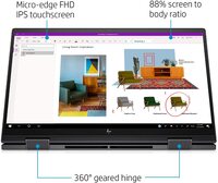 HP Envy X360 2-In-1, 15.6&quot; FHD Touchscreen Laptop, AMD 4th Gen 8-Core Ryzen 7 4700U (Beat i7-8550U), 32GB RAM, 1TB PCIe SSD, Backlit Keyboard, Fingerprint Reader, Windows 10