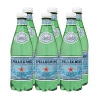 San Pellegrino Sparkling Natural Mineral Water 500ml Pack of 6