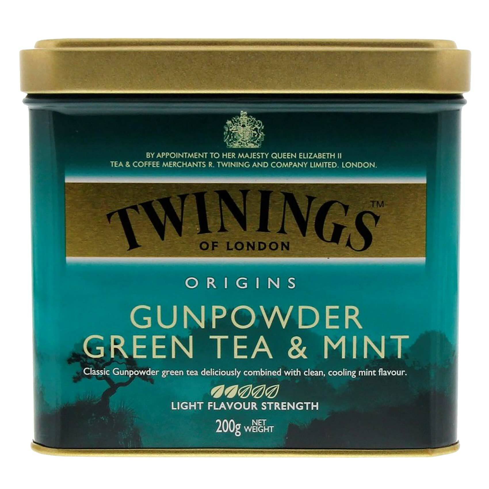 Buy Twinings Gunpowder Green Tea And Mint 200g Online Shop Beverages