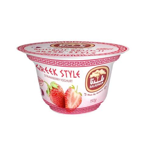 Baladna Yoghurt Greek Style Strawberry 150g