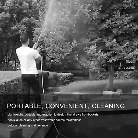 Abbasali Clarke High Pressure Washer, Electric Pressure Washer Gun, Portable Cordless High Power Cleaner, 24V Suitable For Washing Cars, Fences, Pool Siding, Patio Floors (Uk Based Brand)