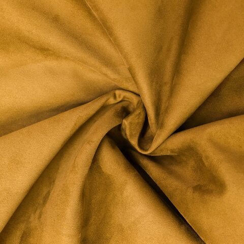 Luxe Decora Pluche Water Repellent Suede Bean Bag With Filling (Compact, MAndarin Orange)