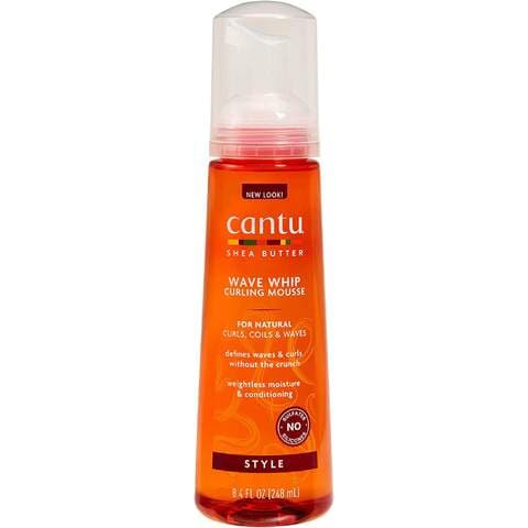 Cantu Shea Butter Wave Whip Curling Mousse Clear 248ml