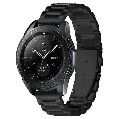 Spigen Samsung Galaxy Watch 42mm Modern Fit Band - Black - Compatible with Gear S2 Classic SmartWatch