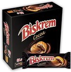 Buy Ulker Biskrem Cocoa Cream Filled Biscuits 36g Pack of 12 in Saudi Arabia