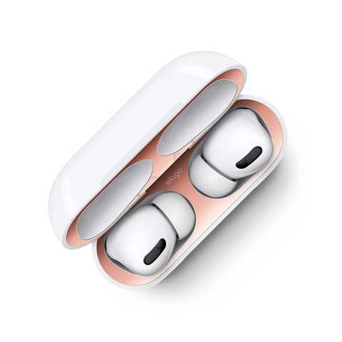 Elago - Dust Guard for Apple Airpods Pro (2 Sets) - Glossy Rose Gold
