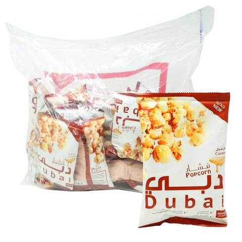 Dubai Natural Caramel Popcorn 40g Pack of 25