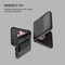 VRS Design QuickStand Modern designed for Samsung Galaxy Z Flip 3 5G case cover (2021) with Kickstand - Matte Black