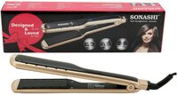 Sonashi Wet &amp; Dry Hair Straightener SHS-2059 &ndash; 68W Hair Straightening Tool with LED Display, Ceramic Coated Plate, Temperature Control &ndash; Personal Care Appliance