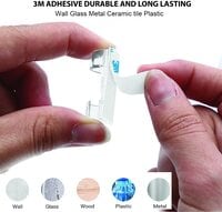 Coralblue Self-Adhesive Cable Management 30PCS Clips with Screws 30 Pcs Cable Organizer Cable Holder Durable Wire Management Clips for Office and Home