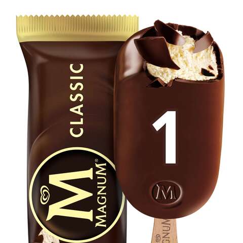 Buy Magnum Ice cream Classic 100ml Online - Shop Frozen Food on