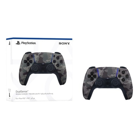 Buy Sony PS5 DualSense Wireless Controller Grey Camouflage Online - Shop  Electronics & Appliances on Carrefour UAE