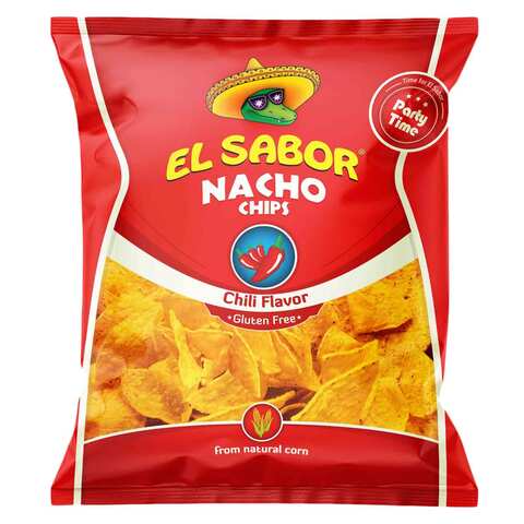 Buy EL SABOR NACHOS CHILI 225G in Kuwait