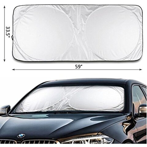 Car sun visor clearance protector