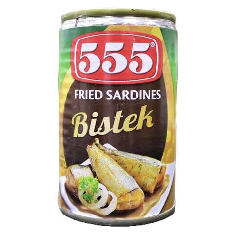 555 Bistek Fried Sardines 155g