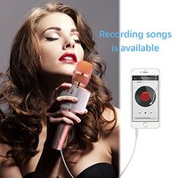 Ankuka Bluetooth Karaoke Microphone, Handheld Wireless Singing Karaoke Machine, Portable Mic Player Gifts For Christmas Birthday Home Party