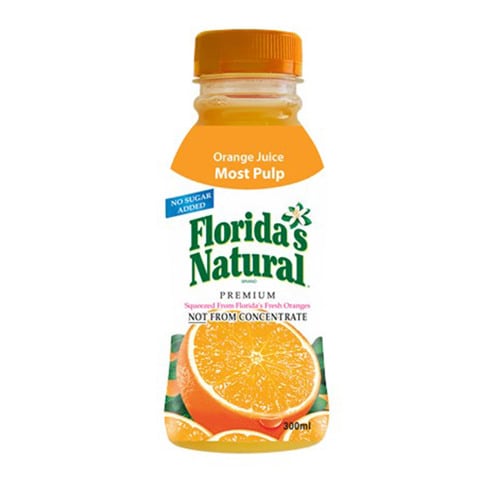 Buy Florida S Natural Orange Pure Juice Most Pulp 300 Ml Online Shop Beverages On Carrefour Saudi Arabia