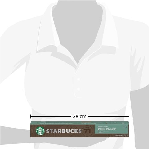 Starbucks Pike Place Roast Lungo By Nespresso Coffee 53g