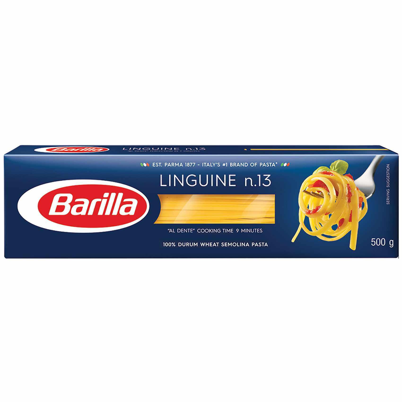 Buy Barilla Linguine N.13 Pasta 500g Online Shop Food Cupboard on