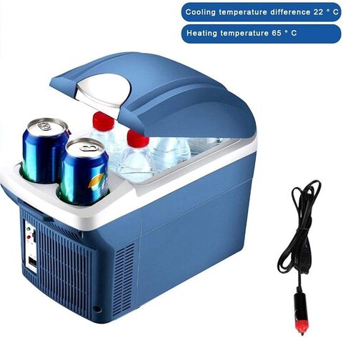 Huaqinei No-Logo Thermoelectric Mini Fridge Cooler And Warmer - For Home, Office, Car, Dorm Or Boat - Compact &amp; Portable