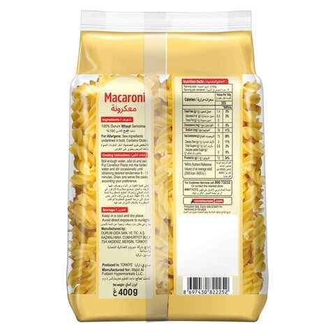 Carrefour Fusilli Pasta 400g Pack of 3