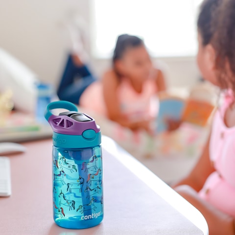 Contigo Easy Clean AUTOSPOUT™ Kids Water Bottle, 420 ml (mermaids)