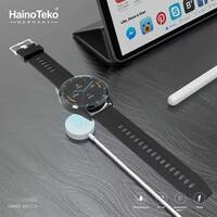 Haino Teki RW-33 Bluetooth Calls Voice Chat with Heart Rate/Sleep Monitor Fitness Tracker, Smart Watch for Android iOS, Full Touch Screen IP68 Waterproof Black