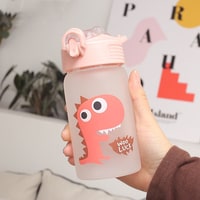 350ml Cute Creative Cups Portable Colorful Drinkware Glass Water Bottle