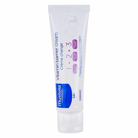 Mustela Baby 1 2 3 Vitamin Barrier Cream White 50ml