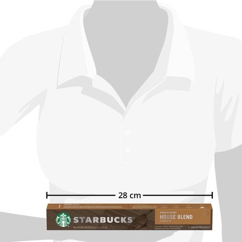 ستارباكس هاوس بليند لونغو نسبريسو قهوة متوسطة التحميص (10 كبسولة) 57 غرام