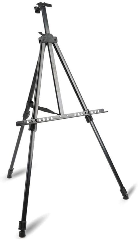 Generic 160cm Reinforced Artist Easel Stand, Aluminum Metal Tripod Display, Hold Canvas Up To 83cm Easel With Portable Bag For Drawing And Displaying R/20/01/27