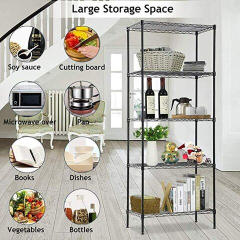 Wire shelving online kitchen