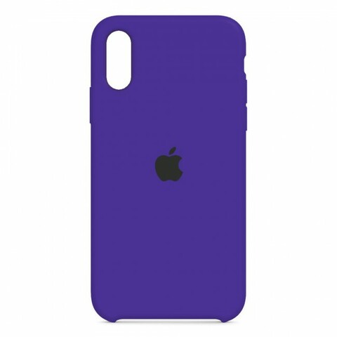 Buy Silicone Case Cover For Iphone X Xs Purple Online Shop Smartphones Tablets Wearables On Carrefour Uae