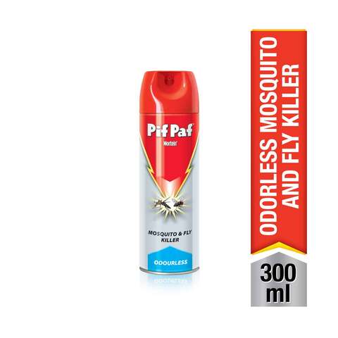 Pif Paf Insta Kill Odourless Mosquito &amp; Fly Killer, 300ml