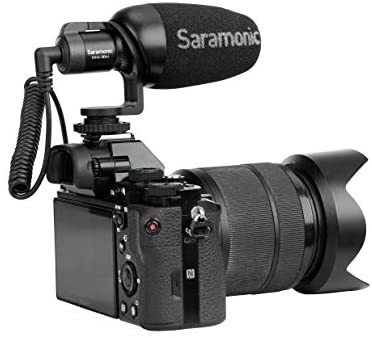 Saramonic Vmic Mini Compact Camera-Mount Shotgun Microphone For DSLR Cameras And Smartphones, Vmicmini